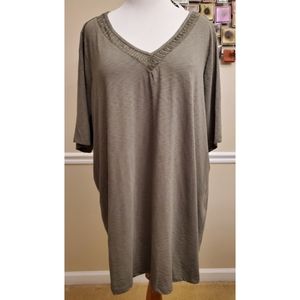 Lane Bryant Olive Top